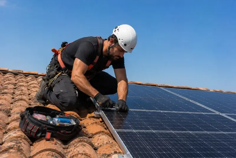 Maintenance et monitoring de panneaux solaires à Belley